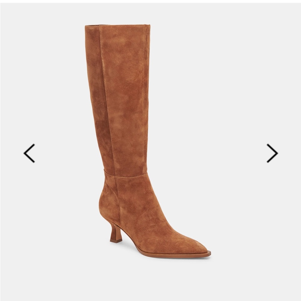 Dolce Vita Auggie Brown Suede Boots